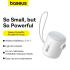 Baseus Pocket Go Portable Air Pump Stellar - White